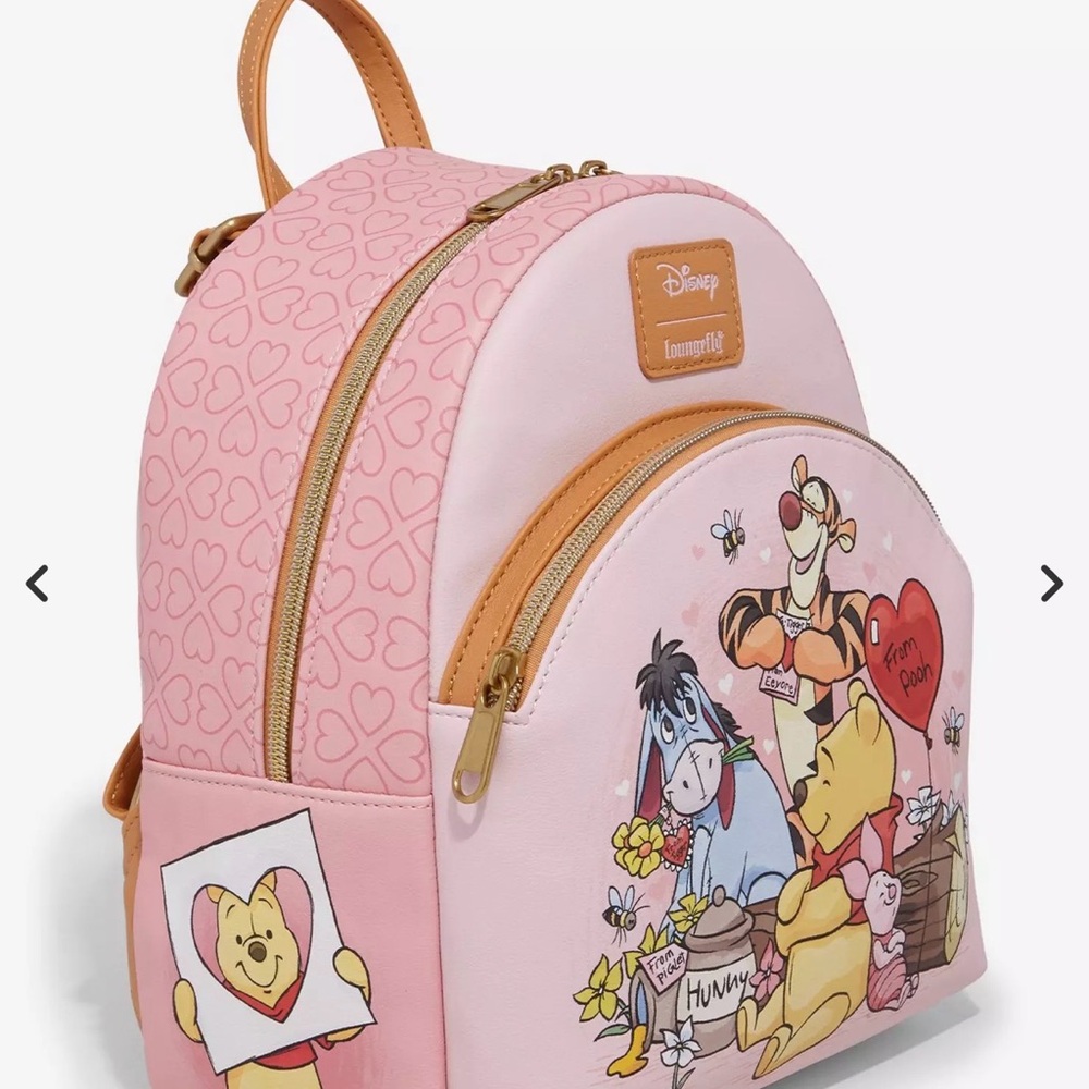 Loungefly Disney Winnie The Pooh Valentine's Day Mini Backpack ONLY